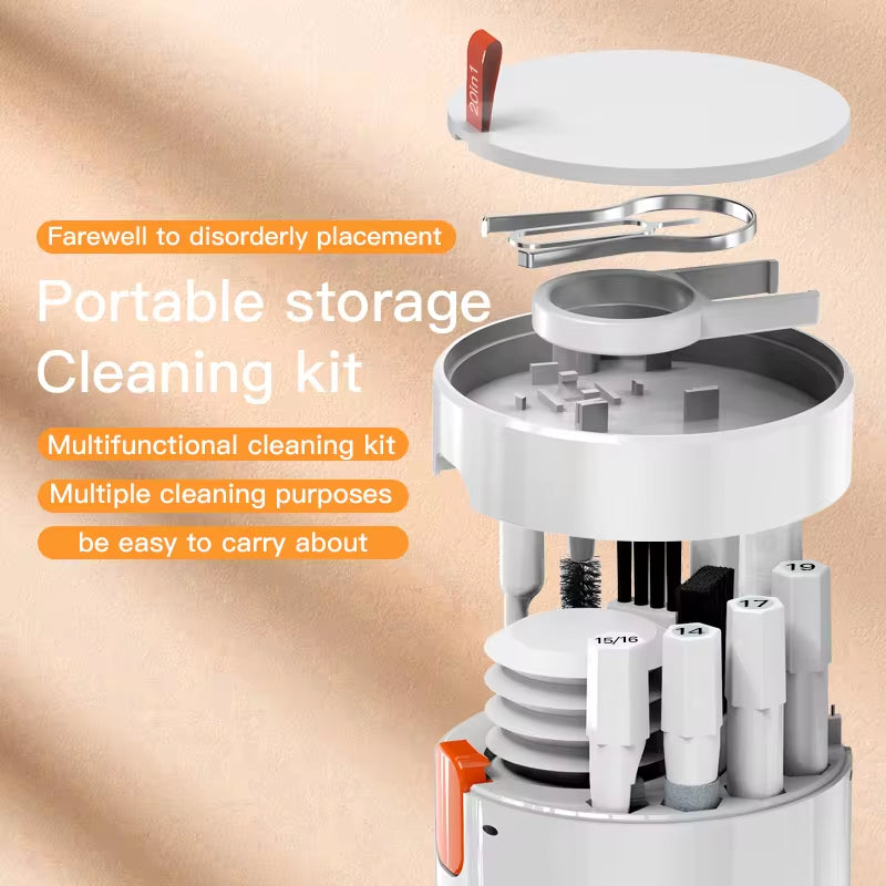 OmniClean™ 20-in-1 Ultimate Tech Cleaning Kit